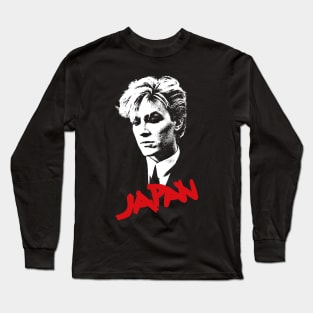 David Sylvian / Retro Fan Art Long Sleeve T-Shirt